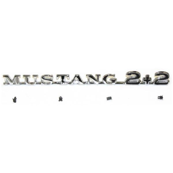 Emblem "Mustang 2+2" Kotflügel, Bj. 65-66