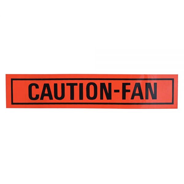 Aufkleber Kühlsystem "Caution Fan"