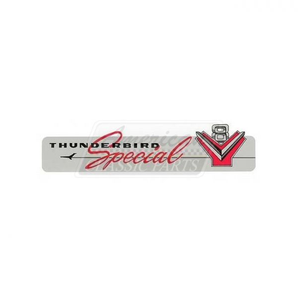 Aufkleber, Ford "Thunderbird Special V8" 312, Bj. 56-57