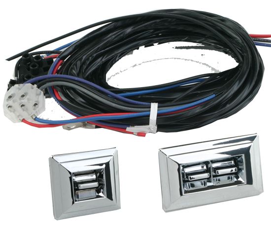 Schalter Kit Chrom für elektrische Fensterheber, Bj.1948-97