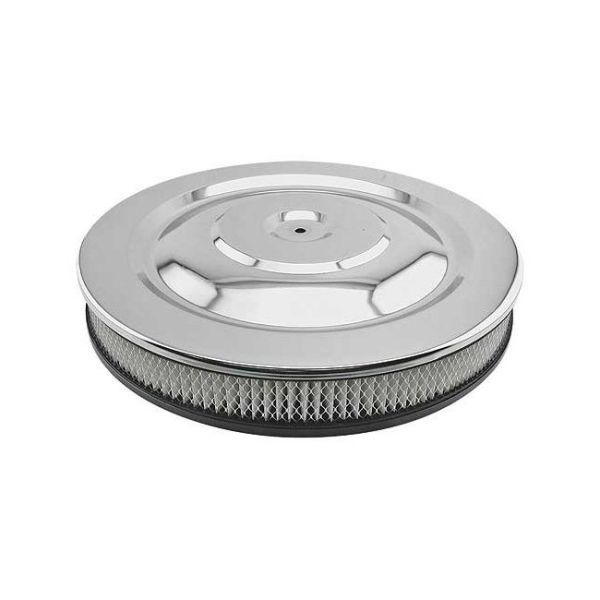 Luftfilter Chrom mit Einsatz, 6 Zylinder