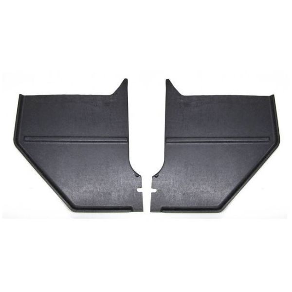 Fußraumverkleidung Schwarz, Coupe + Fastback, Bj.1965-66