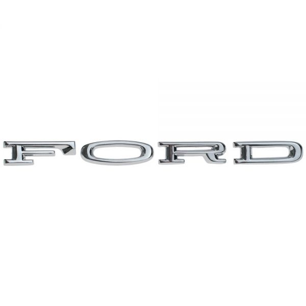 Buchstabensatz, Schriftzug" Ford " Motorhaube, Bj. 67-68