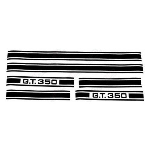 Shelby GT350 Seitenstreifen, schwarz, Bj. 66-68