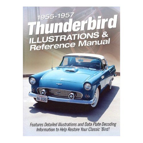 Sammlung an Explosionszeichnungen Ford Thunderbird 1955 1956 1957