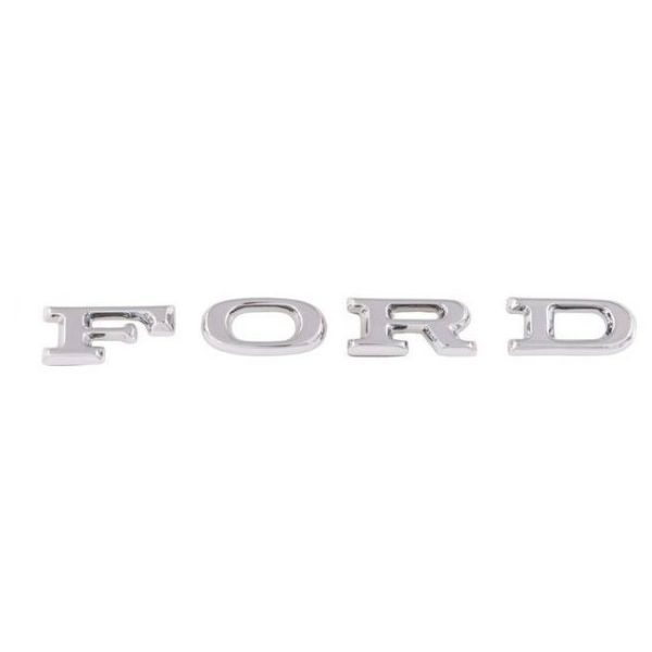 Buchstabensatz, Schriftzug " Ford" zum Kleben, Bj 67