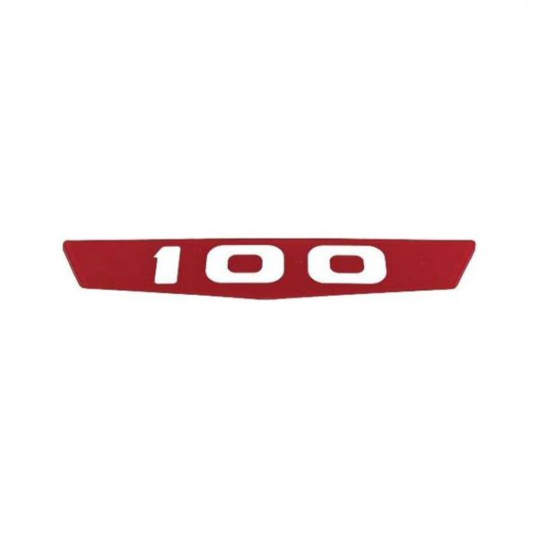 Einlage "100" für Kotflügelemblem, Bj. 63-64