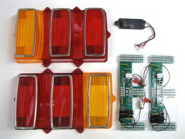 EU-Umrüstsatz für Rückleuchten mit LED Lampen, Bj 69