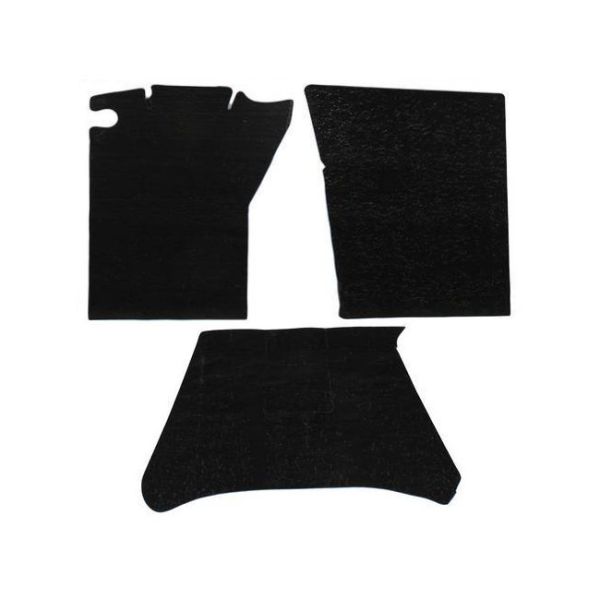 Geräusch-Dämmmatten unter Teppich, vorne, Coupe Bj.1965-68