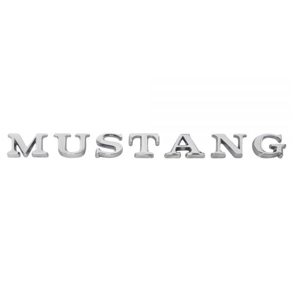 Buchstabensatz, Schriftzug "Mustang" zum Stecken, Bj.64-70
