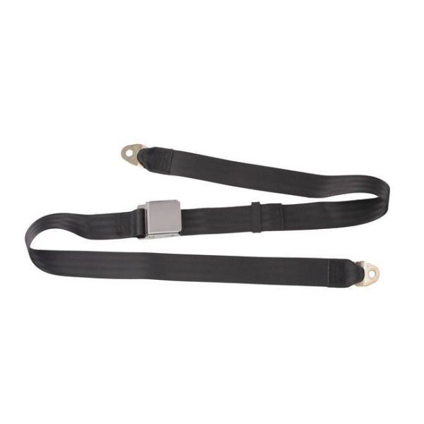 Anschnallgurt schwarz, 74" lang