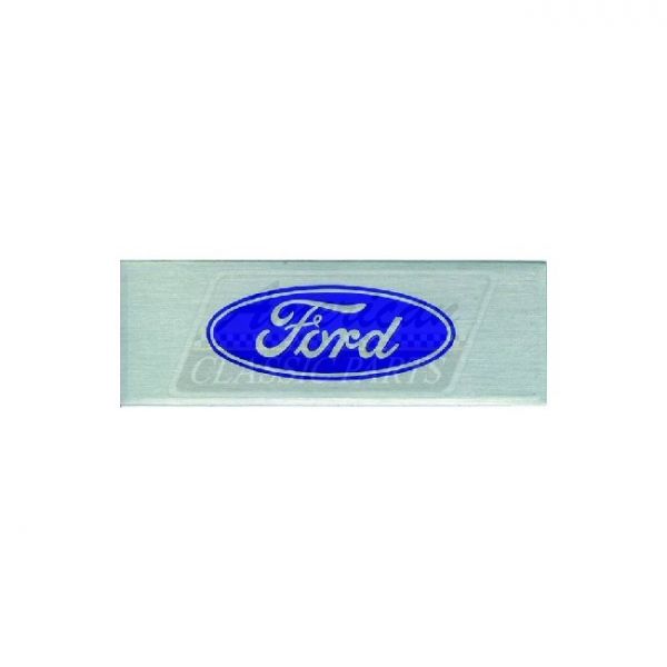 Emblem, "Ford" in blau, Einstiegsleiste, Bj.68-73