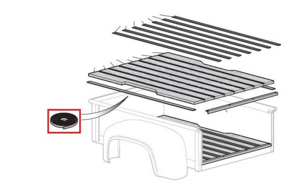 Dichtung zw Bett und Ladefläche 57-72