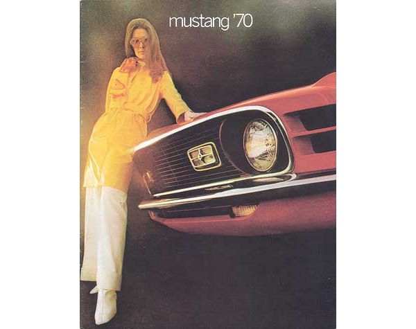 Verkaufsprospekt Mustang, Bj 70