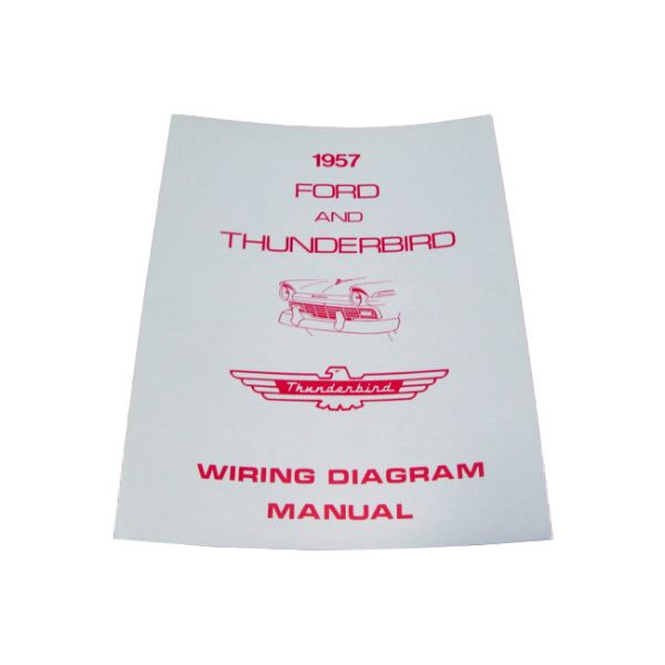 Ford Thunderbird & Pass. Cars elektrische Schaltpläne 1957