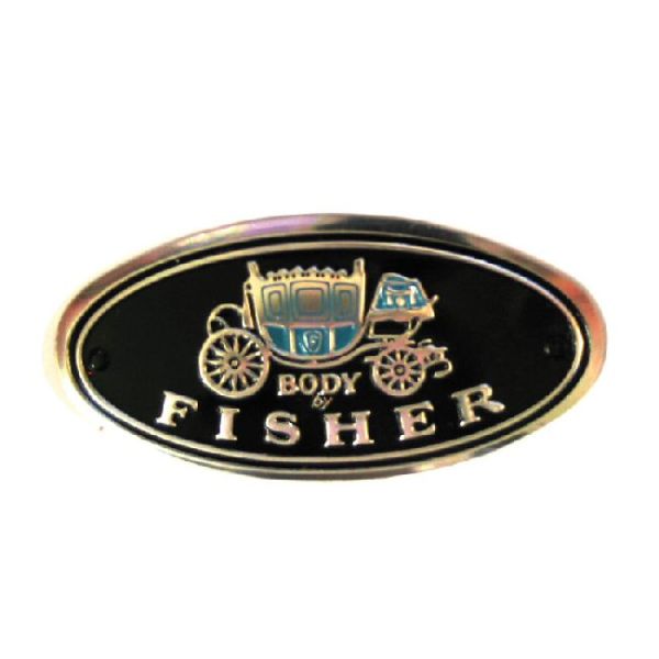 Emblem "Body by Fisher" für Einstiegsleiste, Bj. 67-81