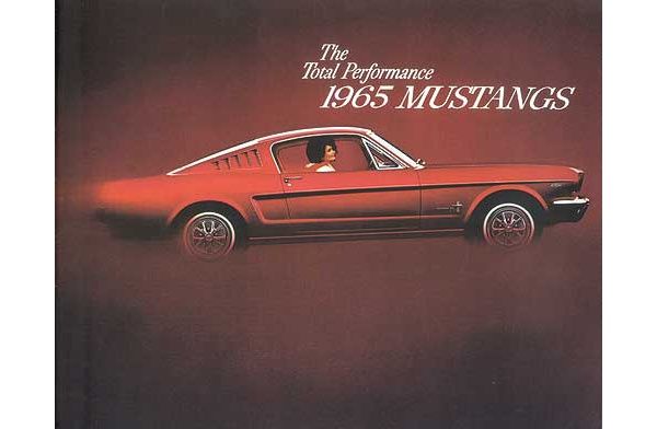 Verkaufsprospekt Mustang, Bj 65