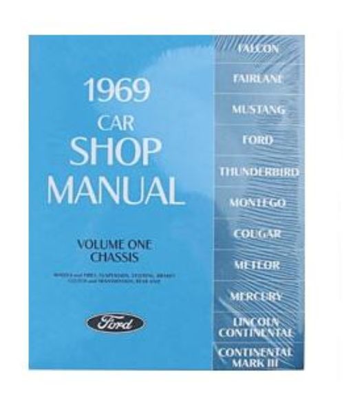 Buch Shop Manual, 5-teilig, Bj.69