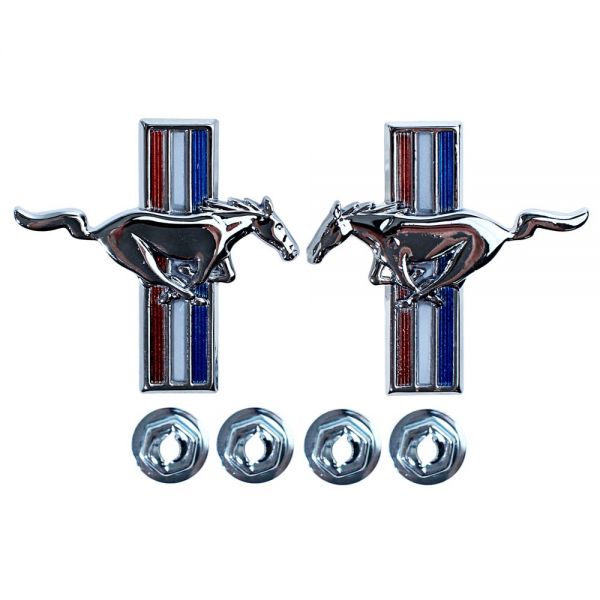 Emblem Tür "Running Horse" paar, Bj.69-70