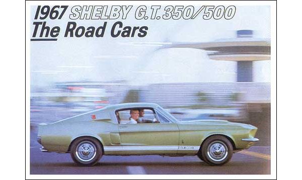 Verkaufsprospekt Mustang Shelby, Bj 67