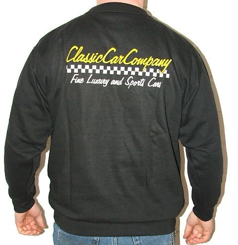Sweatshirt schwarz "Classic Car Company", M