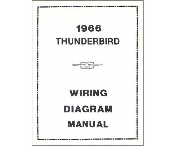 Ford Thunderbird elektrische Schaltpläne 1966