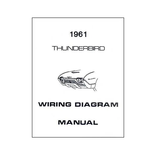 Ford Thunderbird elektrische Schaltpläne 1961 Werkstatthandbücher