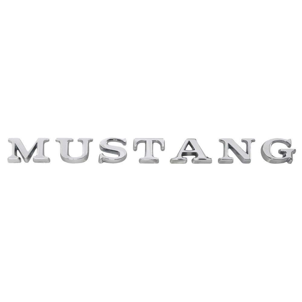 Download Buchstabensatz, Schriftzug "Mustang" zum Stecken, Bj.64-70 ...