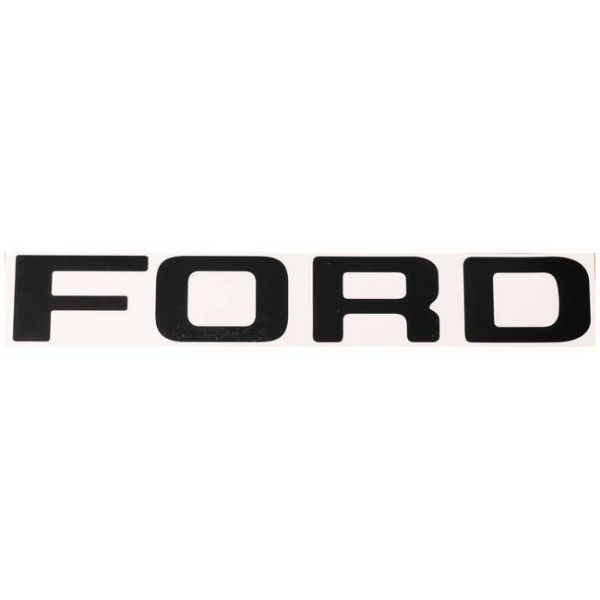 Aufkleber Ladeklappe, "FORD", schwarz, Bj 53-72