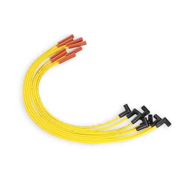 Zündkabelsatz 8 Zyl. Accel, Gelb, gerade Zündkerzenstecker