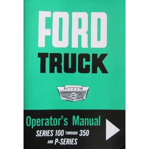 Bedienungsanleitung Ford Pick Up Bj.64