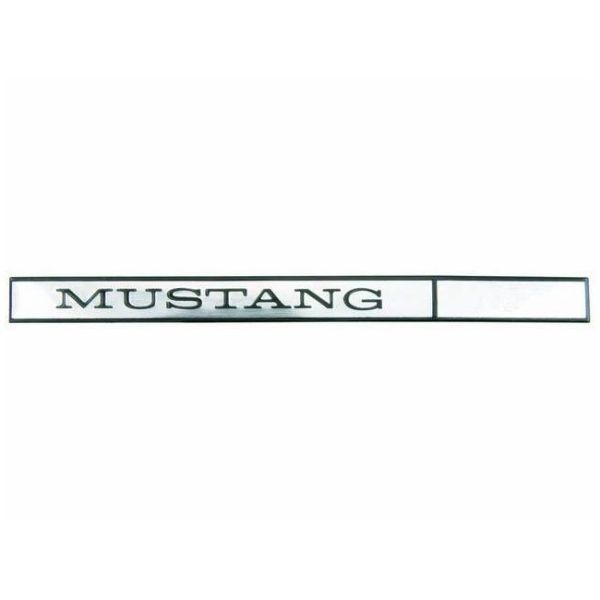 "Mustang", Emblem Armaturenbrettverkleidung, Bj 71-73