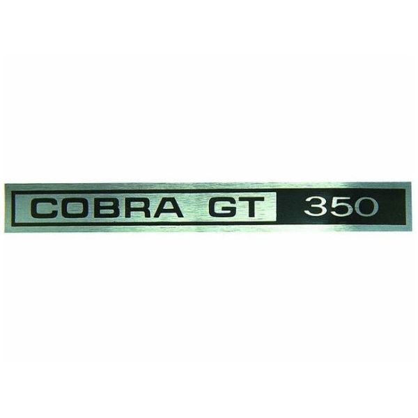 "Cobra GT 350", Emblem Armaturenbrettverkleidung, Bj 69-70