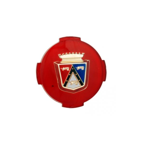 Nabenkappen Medallion, rot mit Ford Emblem, Bj 55-56