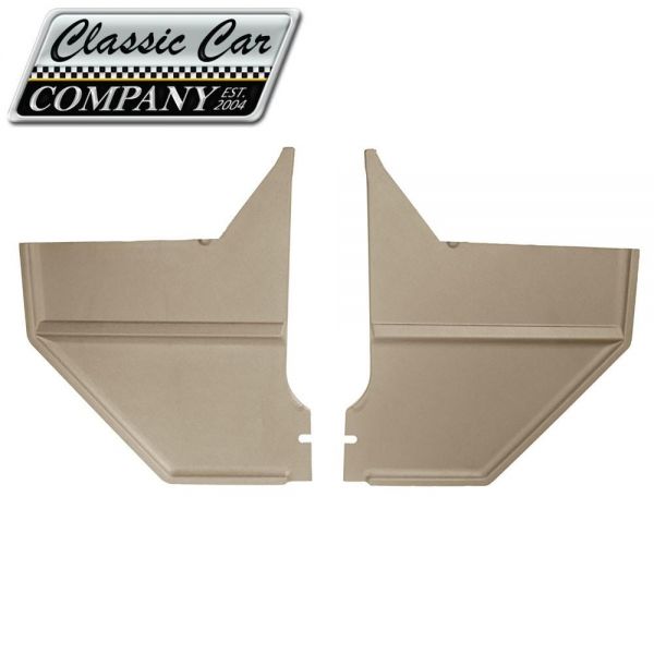 Fußraumverkleidung Beige, Coupe + Fastback, Bj.67-68