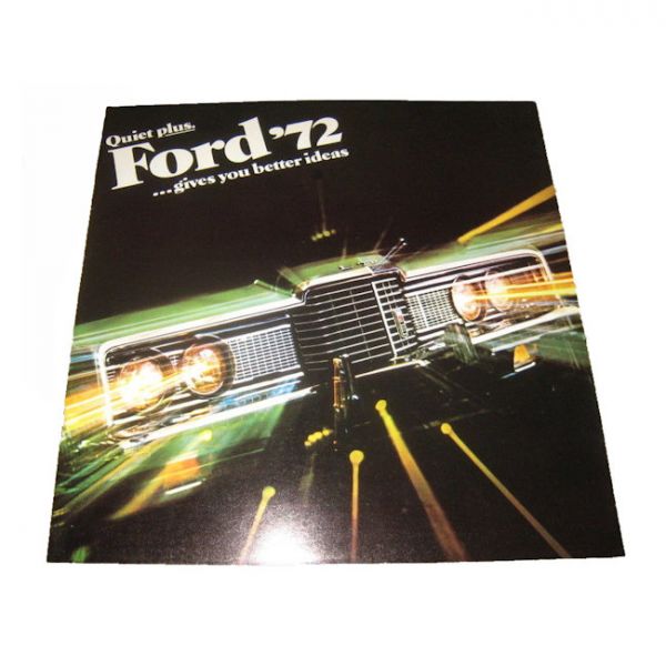 Verkaufsprospekt Ford Full-Size 1972, NOS