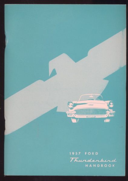 Bedienungsanleitung Ford Thunderbird 1957 Manual