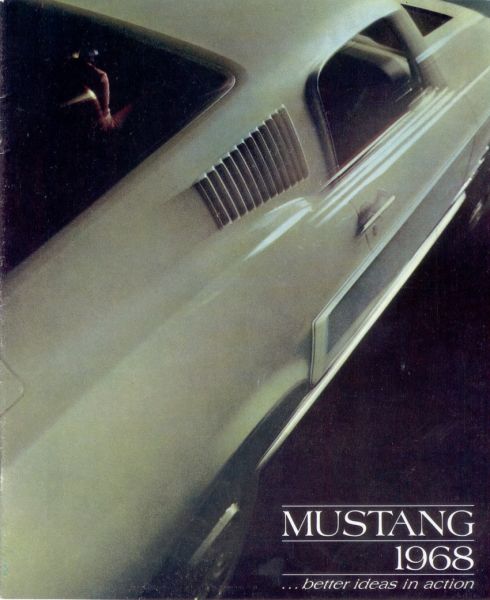 Verkaufsprospekt Mustang, Bj 68