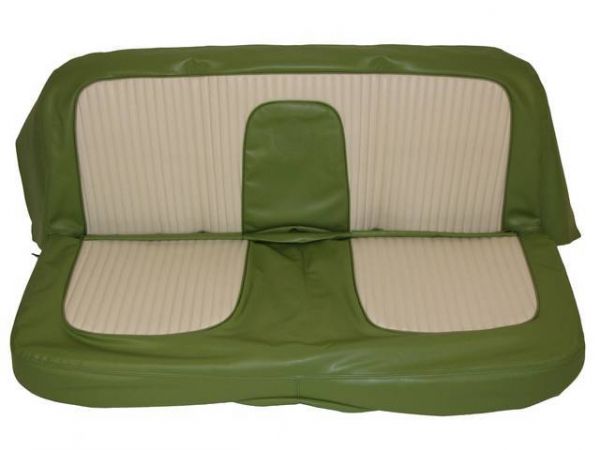 Sitzbezug Standard, Sage grün/weiß, mit Logo, Bj 56