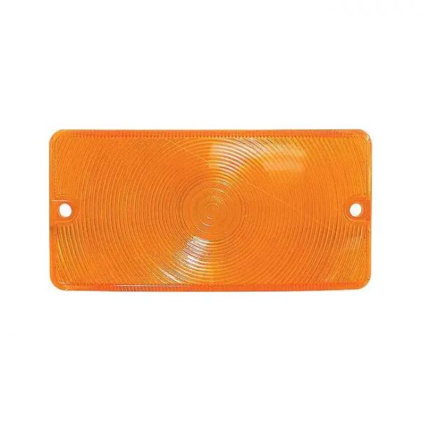 Blinkerlinse, rechteckig, orange, Bj 59-64