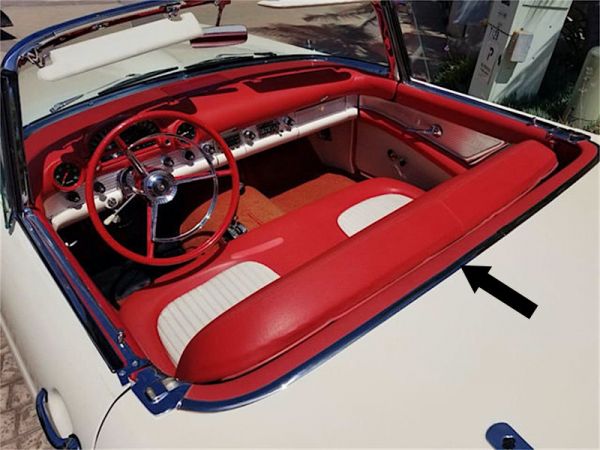 Zierleiste am Vorhang, Bj 55-57