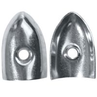 Kederband, Endstücke, spitze Form, Bj.1964-66 Kederband, Endstücke, spitze Form, Bj.1964-66