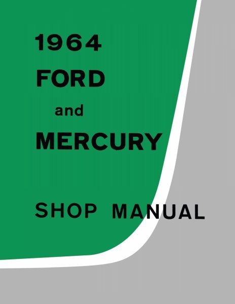 Buch Shop Manual, Ford & Mercury Modelle, Bj 64