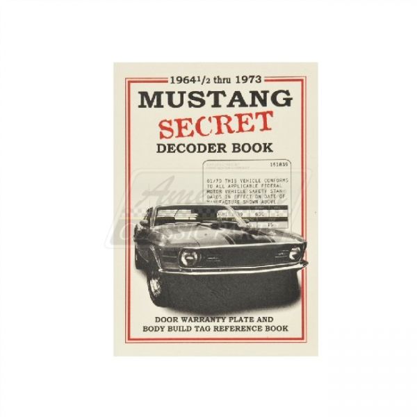 Mustang 1964-73 Decoder Taschenbuch